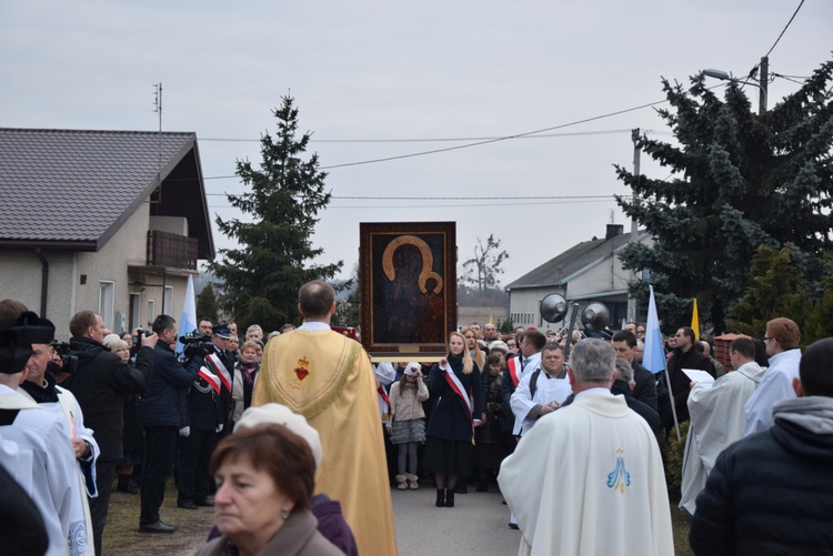 Powitanie ikony MB Częstochowskiej w Giżycach