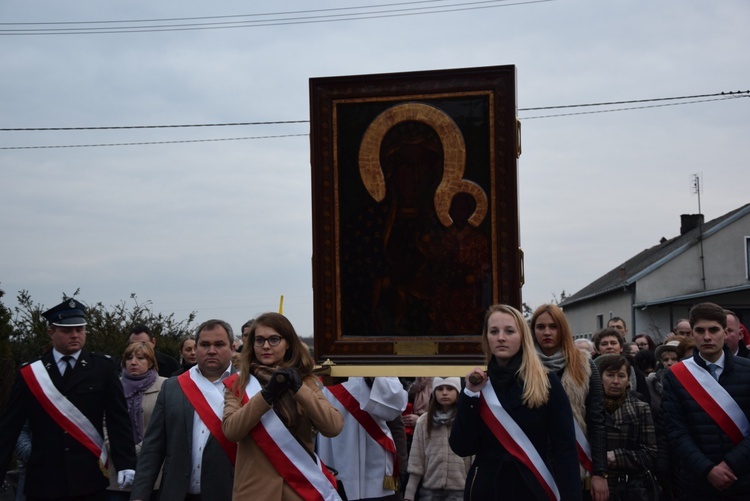 Powitanie ikony MB Częstochowskiej w Giżycach