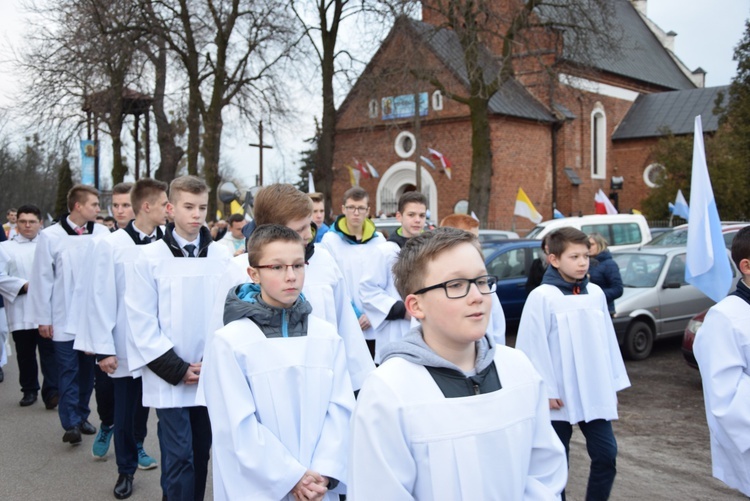 Powitanie ikony MB Częstochowskiej w Giżycach