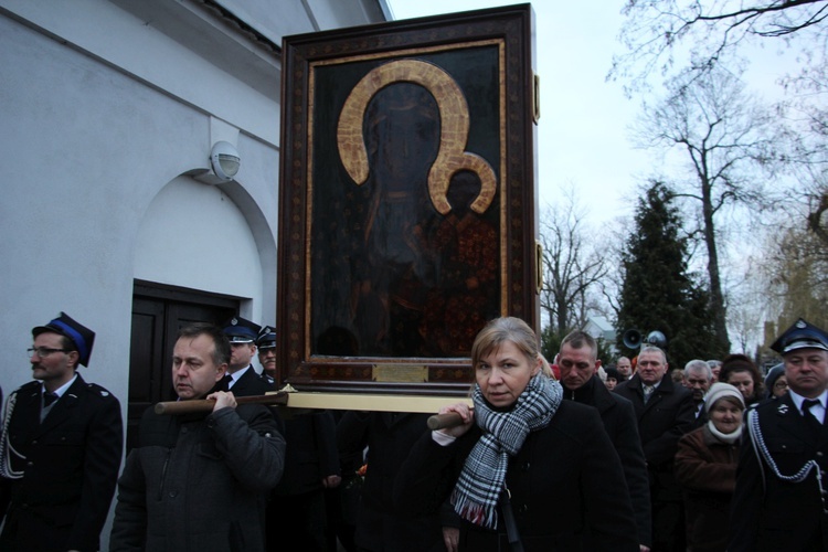 Powitanie ikony MB Częstochowskiej w Mikołajewie