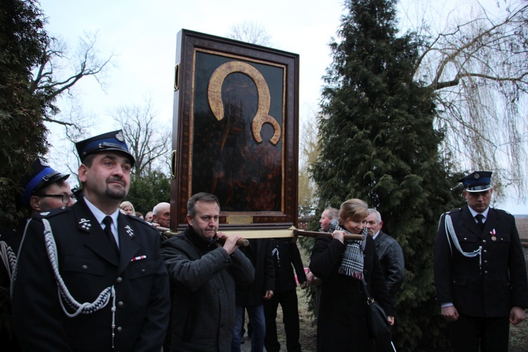 Powitanie ikony MB Częstochowskiej w Mikołajewie