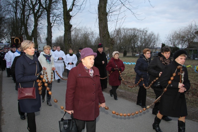 Powitanie ikony MB Częstochowskiej w Mikołajewie