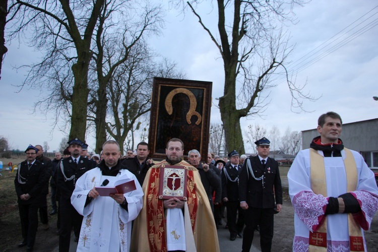 Powitanie ikony MB Częstochowskiej w Mikołajewie