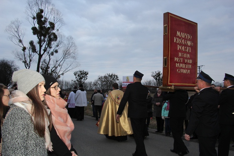 Powitanie ikony MB Częstochowskiej w Mikołajewie