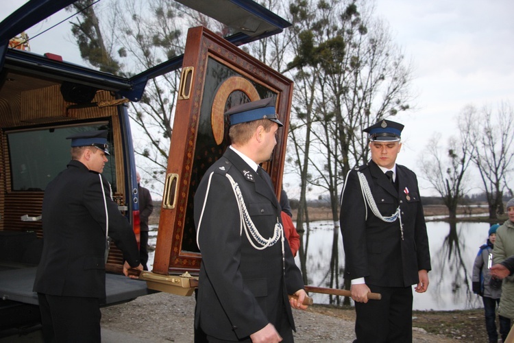 Powitanie ikony MB Częstochowskiej w Mikołajewie