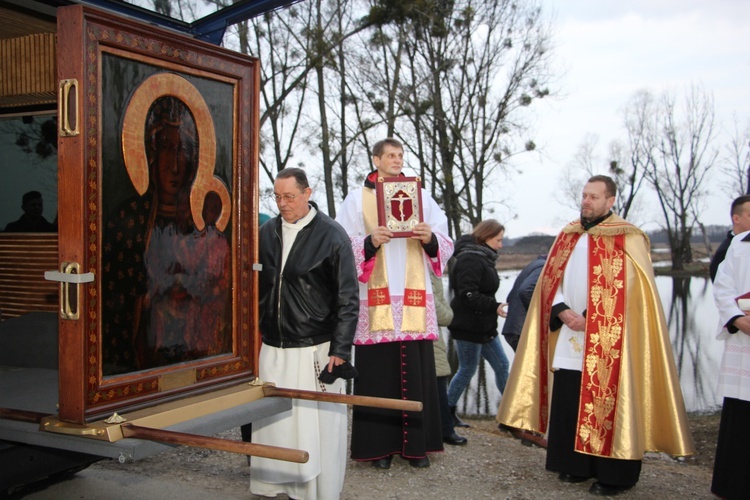 Powitanie ikony MB Częstochowskiej w Mikołajewie