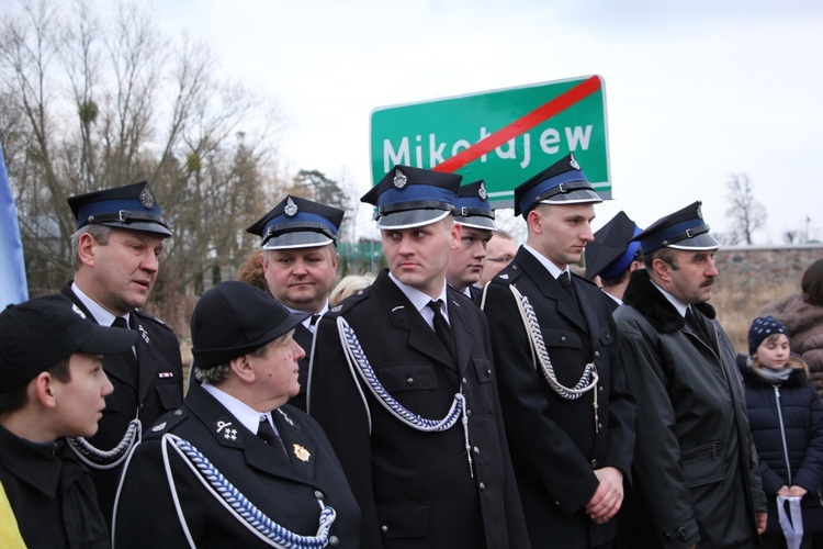 Powitanie ikony MB Częstochowskiej w Mikołajewie