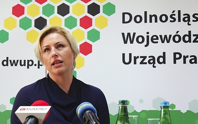 ▲	Ewa Grzebieniak przekonuje, że każdy może znaleźć pracę. 