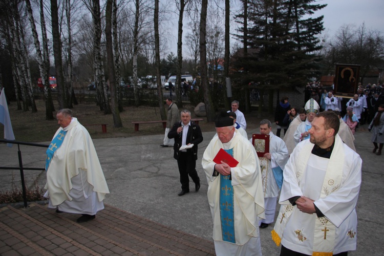 Powitanie ikony MB Częstochowskiej w Pilawicach