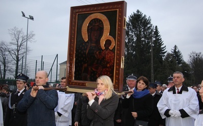 Powitanie ikony MB Częstochowskiej w Pilawicach