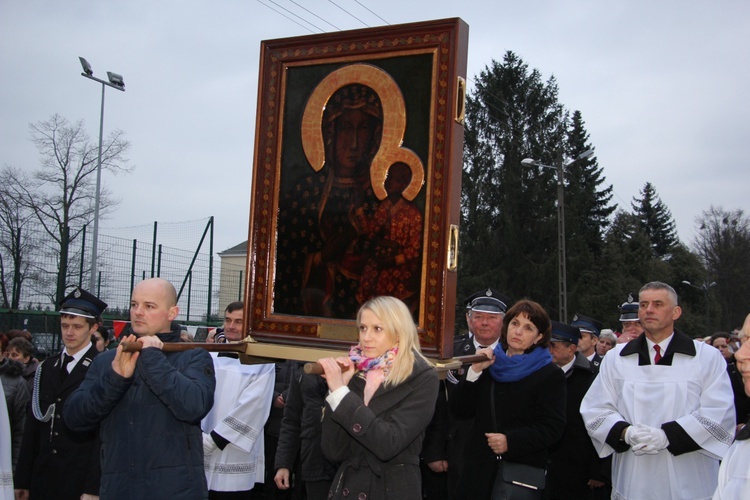 Powitanie ikony MB Częstochowskiej w Pilawicach