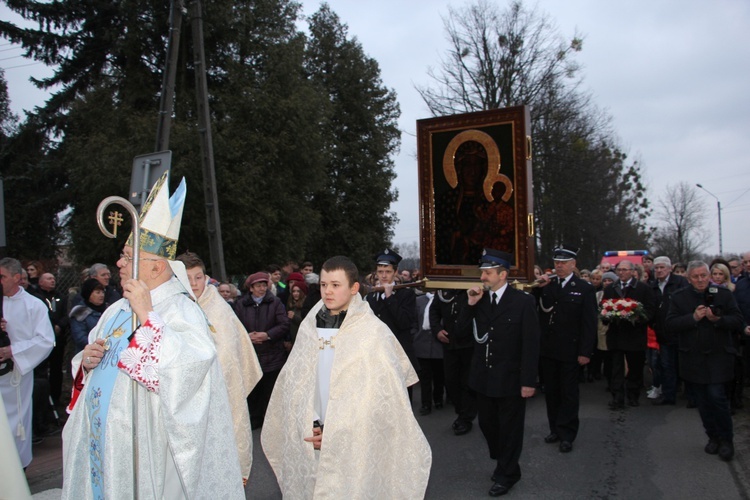 Powitanie ikony MB Częstochowskiej w Pilawicach