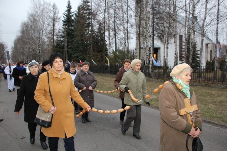 Powitanie ikony MB Częstochowskiej w Pilawicach