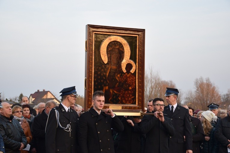 Powitanie ikony MB Częstochowskiej w Brochowie