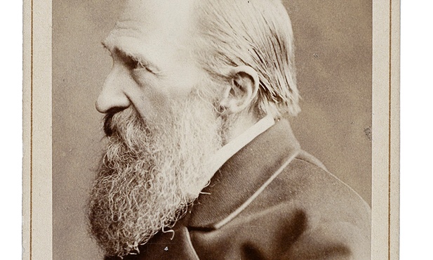 Józef Ignacy Kraszewski około 1880 r., fotografia wykonana w Dreźnie przez Augusta Adlera.