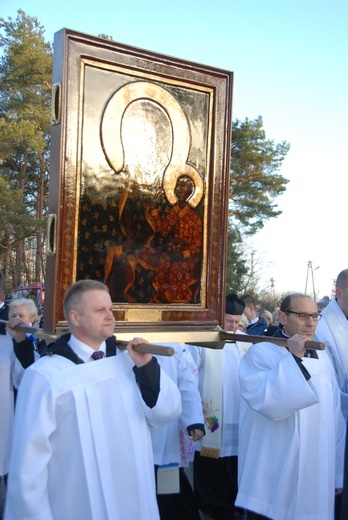 Powitanie ikony MB Czestochowskiej w Kamionie Sochaczewskim