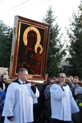 Powitanie ikony MB Czestochowskiej w Kamionie Sochaczewskim