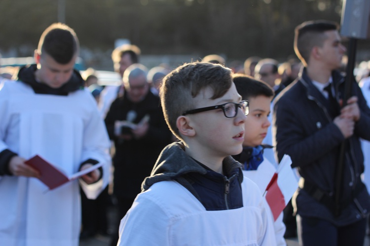 Powitanie ikony MB Czestochowskiej w Kamionie Sochaczewskim