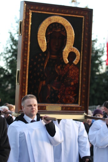 Powitanie ikony MB Czestochowskiej w Kamionie Sochaczewskim