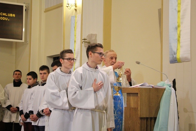 Powitanie ikony MB Częstochowskiej w Młodzieszynie