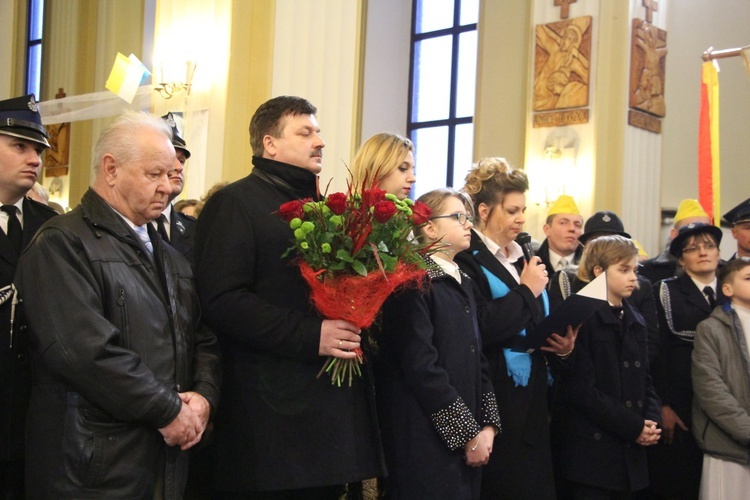 Powitanie ikony MB Częstochowskiej w Młodzieszynie