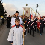 Powitanie ikony MB Częstochowskiej w Młodzieszynie