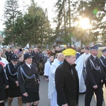 Powitanie ikony MB Częstochowskiej w Młodzieszynie