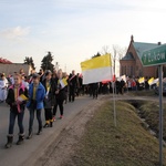 Powitanie ikony MB Częstochowskiej w Młodzieszynie