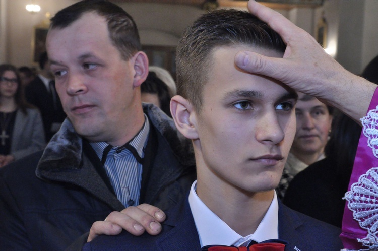 Bierzmowanie w Tymbarku