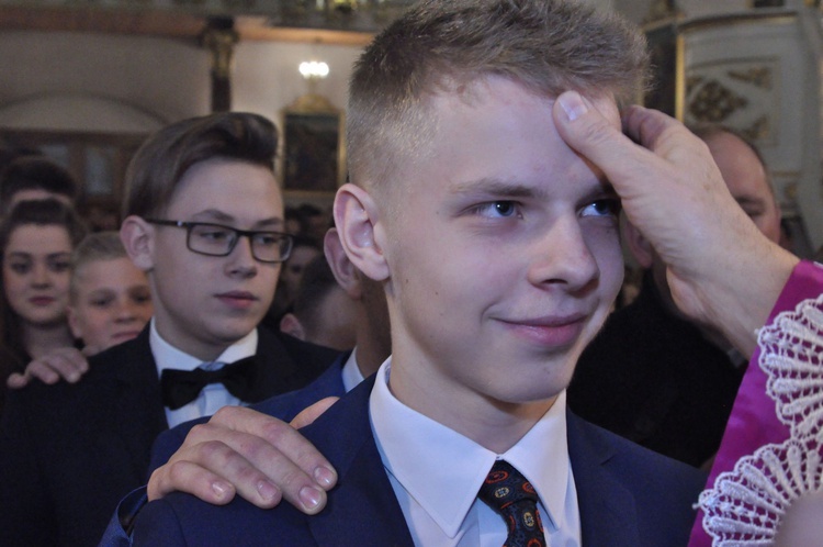 Bierzmowanie w Tymbarku