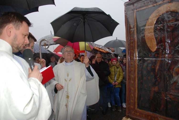 Powitanie ikony MB Częstochowskiej w Kątach