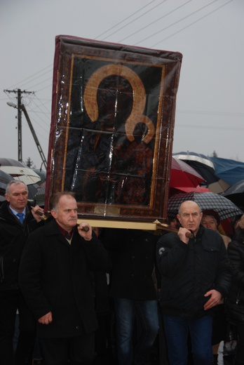 Powitanie ikony MB Częstochowskiej w Kątach