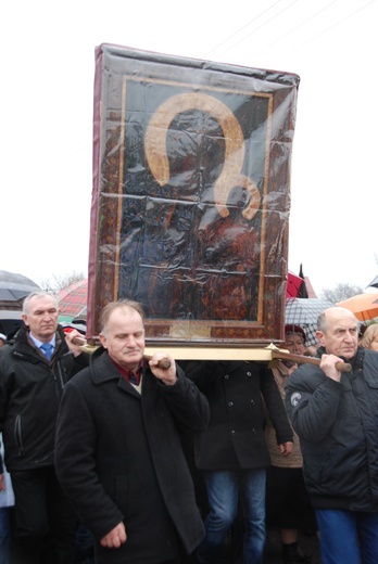 Powitanie ikony MB Częstochowskiej w Kątach