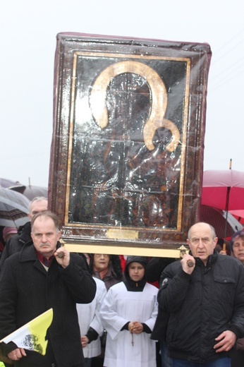 Powitanie ikony MB Częstochowskiej w Kątach