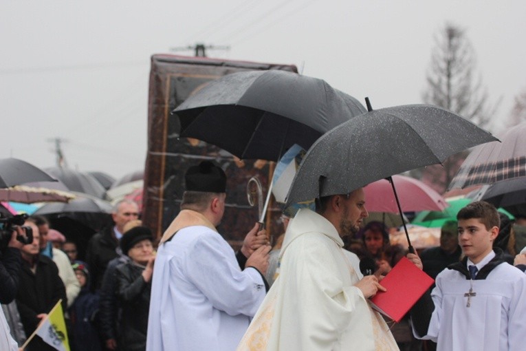 Powitanie ikony MB Częstochowskiej w Kątach