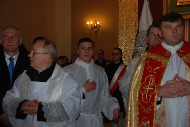 Powitanie ikony MB Częstochowskiej w parafii św. Brata Alberta w Sochaczewie