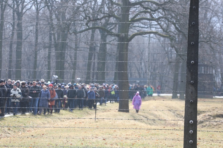 Droga Krzyżowa w intencji trzeźwości w byłym KL Birkenau 2017