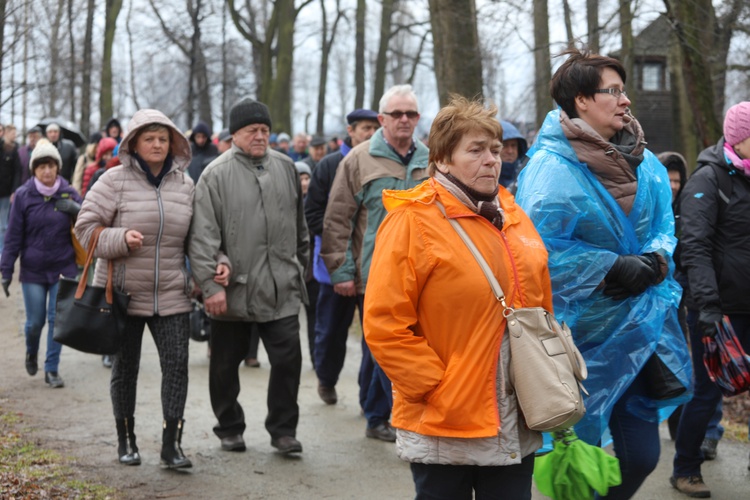 Droga Krzyżowa w intencji trzeźwości w byłym KL Birkenau 2017