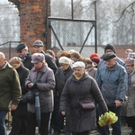 Droga Krzyżowa w intencji trzeźwości w byłym KL Birkenau 2017