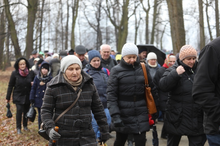 Droga Krzyżowa w intencji trzeźwości w byłym KL Birkenau 2017