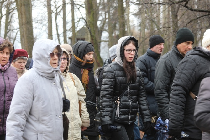 Droga Krzyżowa w intencji trzeźwości w byłym KL Birkenau 2017