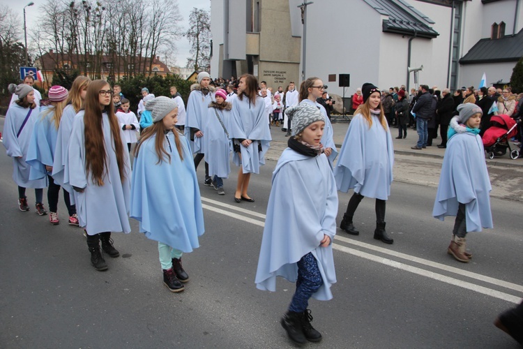 Powitanie ikony MB Częstochowskiej w parafii św. Józefa Robotnika w Sochaczewie