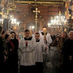 Abp Marek Jędraszewski w bazylice Mariackiej w dniu św. Józefa, patrona Krakowa