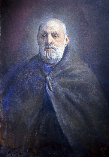 Portret Brata Alberta, namalowany przez Leona Wyczółkowskiego,  który był świadkiem powstawania obrazu „Ecce Homo”.