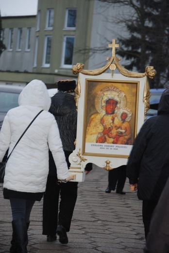 Powitanie ikony MB Częstochowskiej w parafii pw. Narodzenia NMP w Sochaczewie