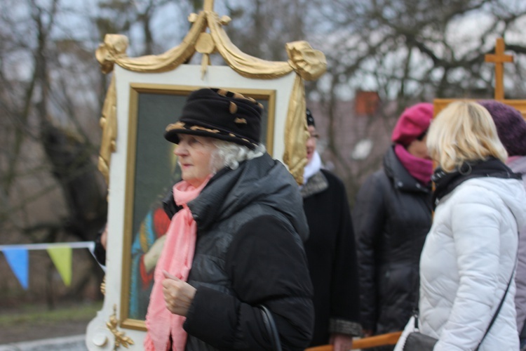 Powitanie ikony MB Częstochowskiej w parafii pw. Narodzenia NMP w Sochaczewie