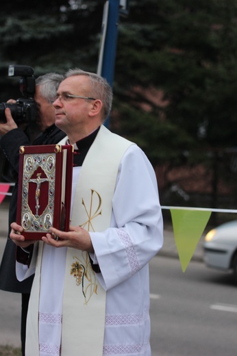 Powitanie ikony MB Częstochowskiej w parafii pw. Narodzenia NMP w Sochaczewie