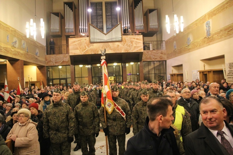 Powitanie ikony MB Częstochowskiej w parafii pw. św. Wawrzyńca w Sochaczewie