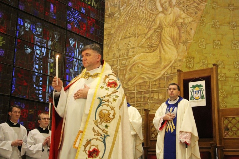 Powitanie ikony MB Częstochowskiej w parafii pw. św. Wawrzyńca w Sochaczewie