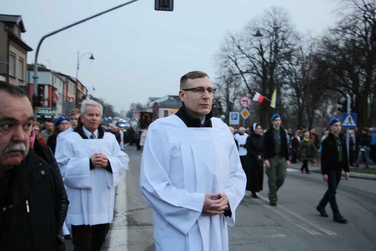 Powitanie ikony MB Częstochowskiej w parafii pw. św. Wawrzyńca w Sochaczewie